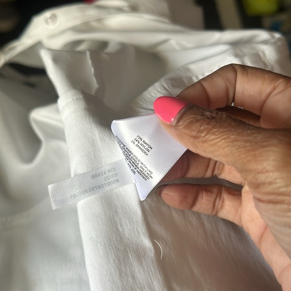 White corset blouse EXPRESS size Large - Picture 4 of 4